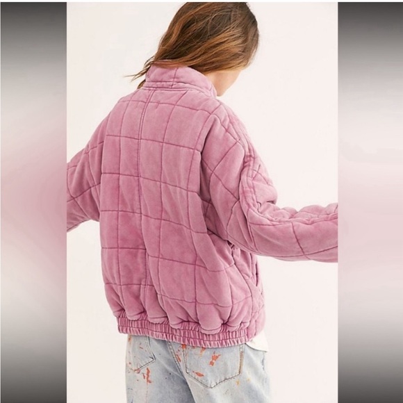 Free People Dolman Quilted Knit Jacket - Picture 2 of 4